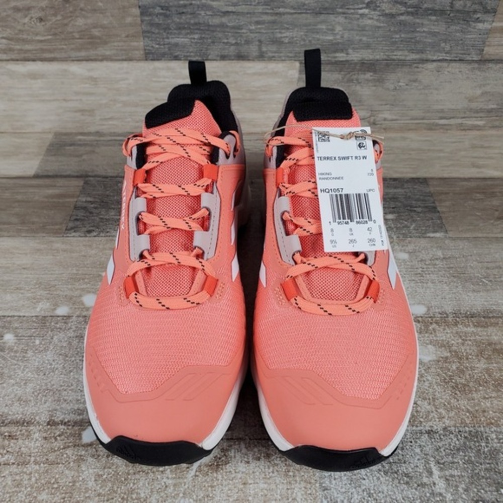 Adidas Terrex Swift R3 Womens Shoes Sz 9.5 Coral Fusion Lace-Up Round Toe - Picture 2 of 12